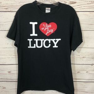 Gildan I Love Lucy Graphic Tee Size Medium